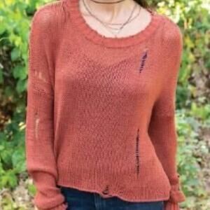 Wooden Ships Oliver Distressed Sweater